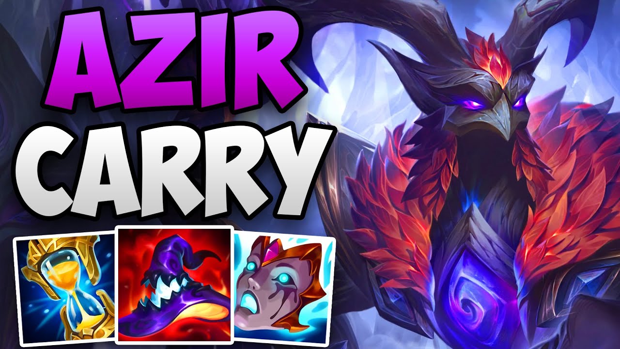 CHALLENGER SOLO CARRIES WITH AZIR! | CHALLENGER AZIR MID GAMEPLAY | Patch 13.20 S13