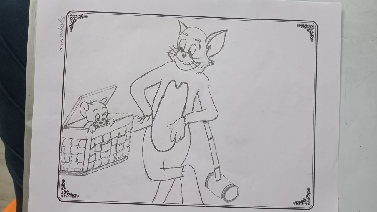 TOM and JERRY Drawing-88