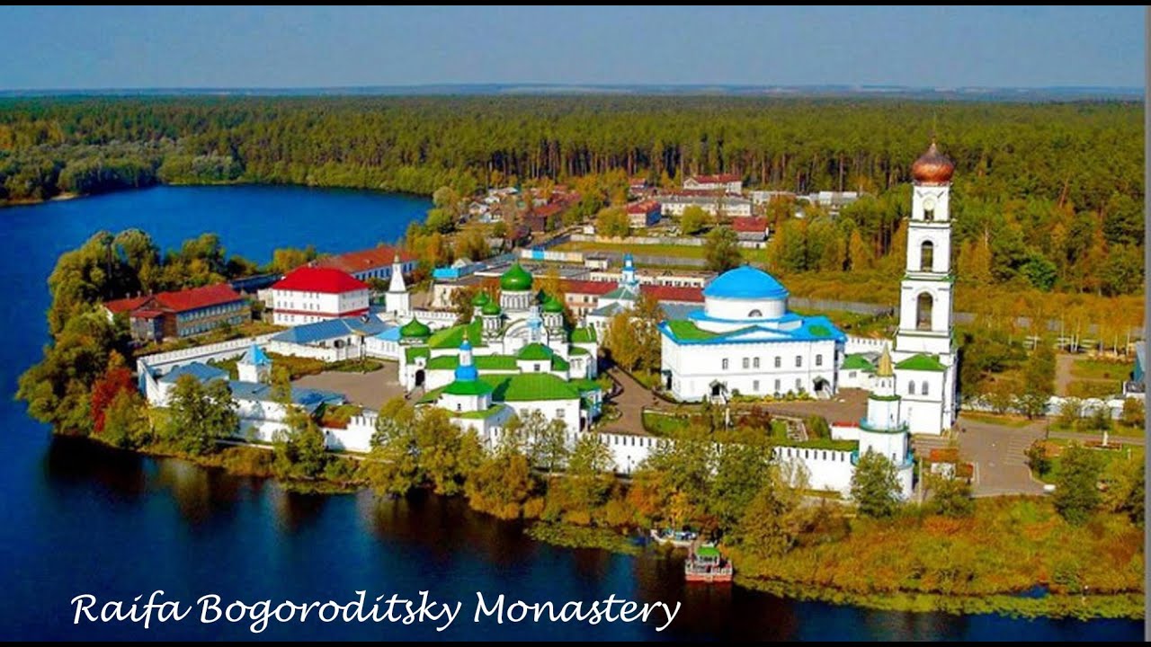Raifa Bogoroditsky Orthodox Monastery in Tatarstan - Virtual Walking around the World, Russia.