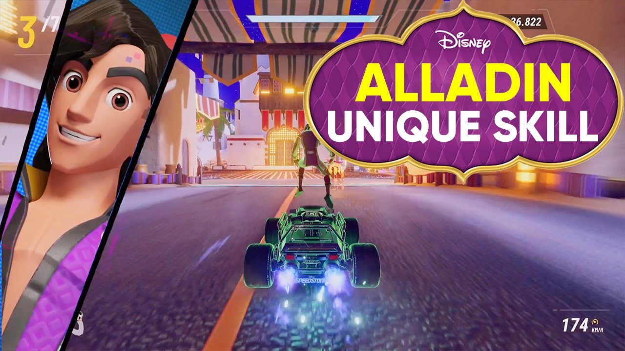 Aladdin Unique Skill | Specials | Disney Speedstorm