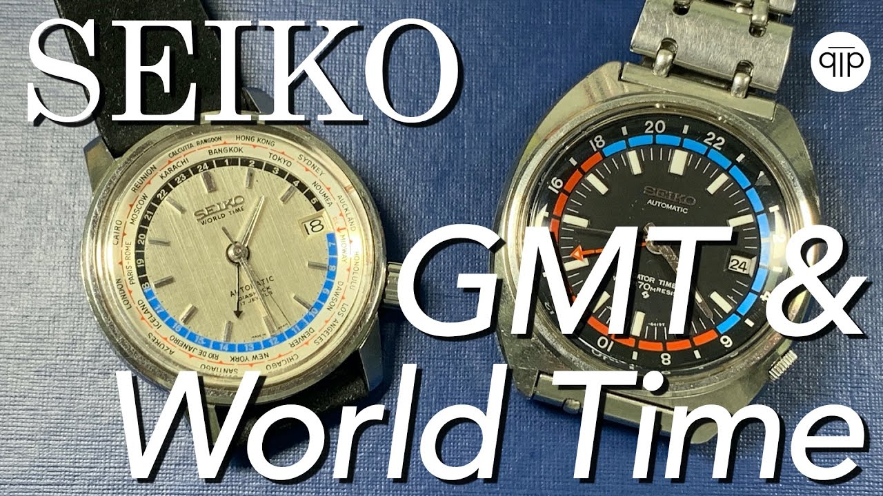 Seiko GMT and World Time Watches