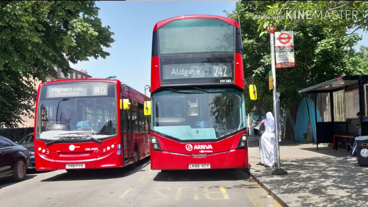 Full route visual. 242 Homerton Hospital - Aldgate Station. LK66GCX. HV242.