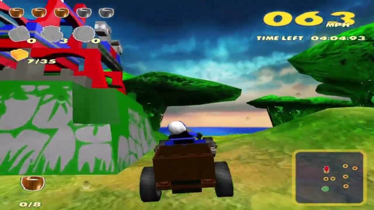 Lego Racers 2 - 100% Segmented Run 1:25:45 With text commentary.