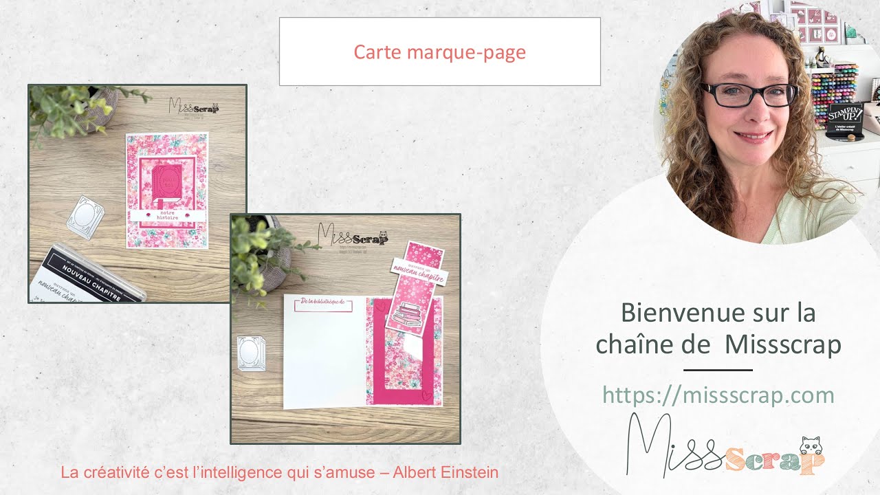 Live #249: carte Marque Page / Bookmark card