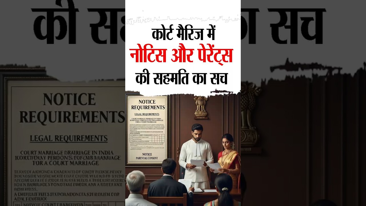कोर्ट मैरिज में नोटिस और पेरेंट्स की सहमति का सच?