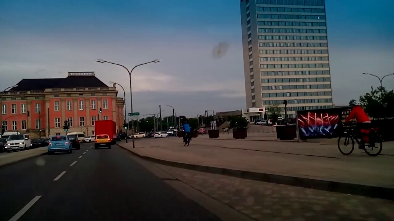 Проезд по Потсдаму от Сан Суси в Центр.17.05.2017г.