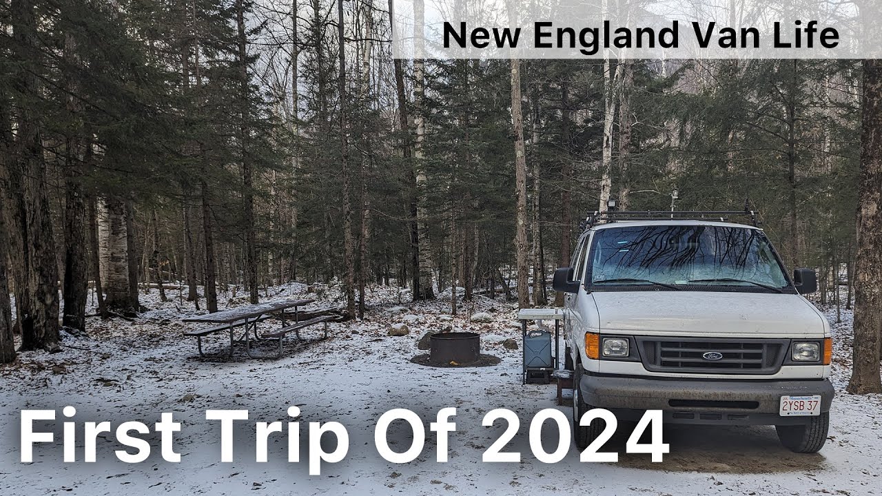 Hancock Campground - First Trip Of 2024 - Winter Van Life