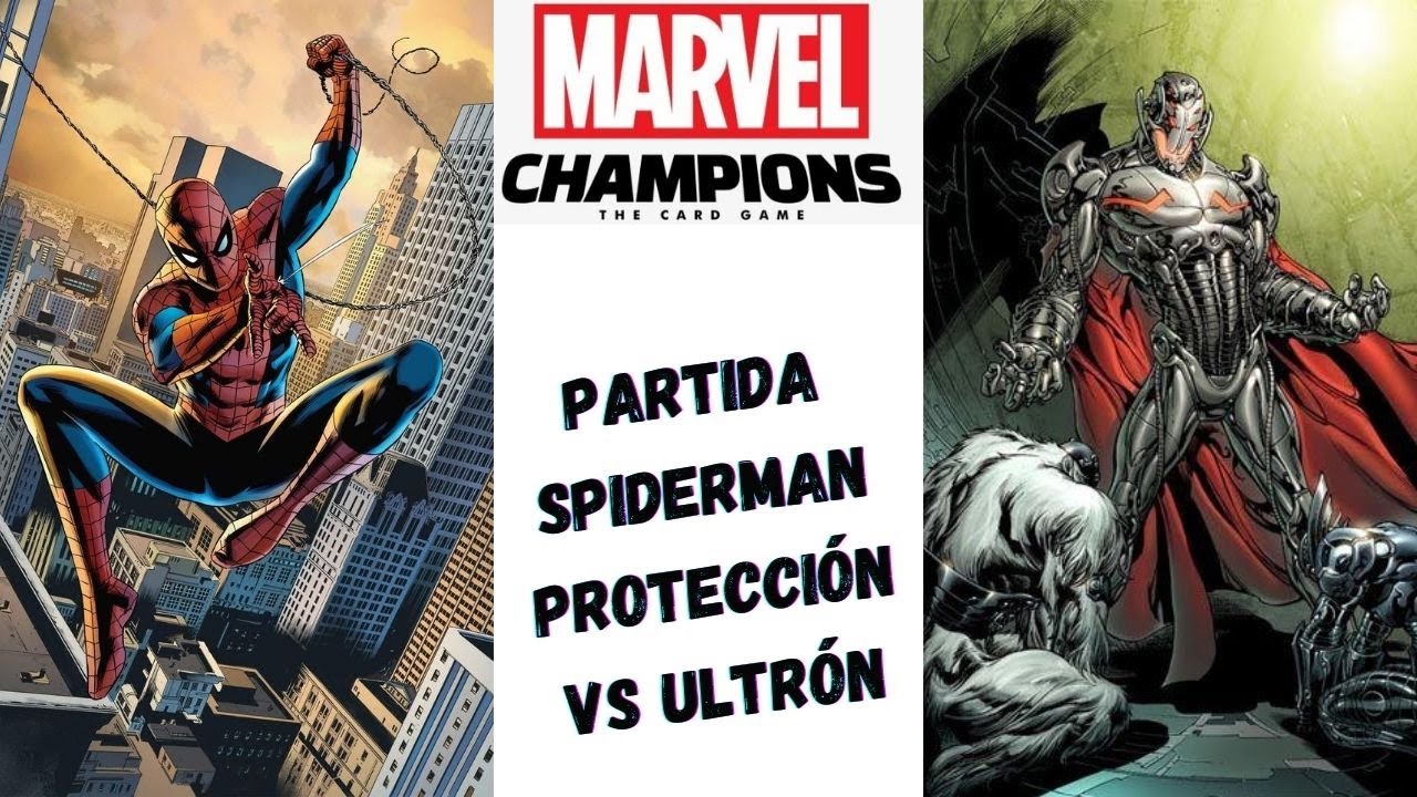 Spiderman Proteccion vs Ultron normal | Marvel Champions