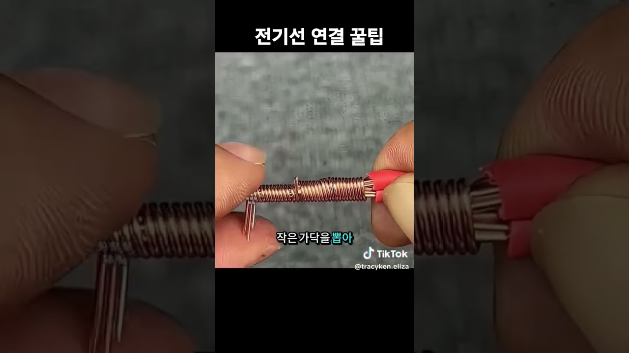 생활 꿀팁 전기 #추 #추천 #와글와글 #추천떠라 #뉴스 #세상에이런일이 #헐 #매듭 #꿀팁 #funny #전기 #전기선 #팁 #전선