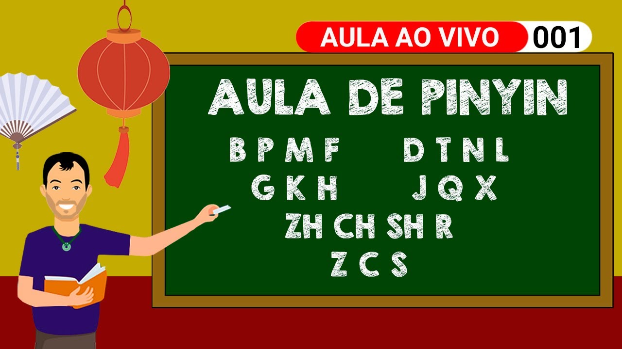 Mandarim Live N&ordm; 01 - Aula de Pinyin
