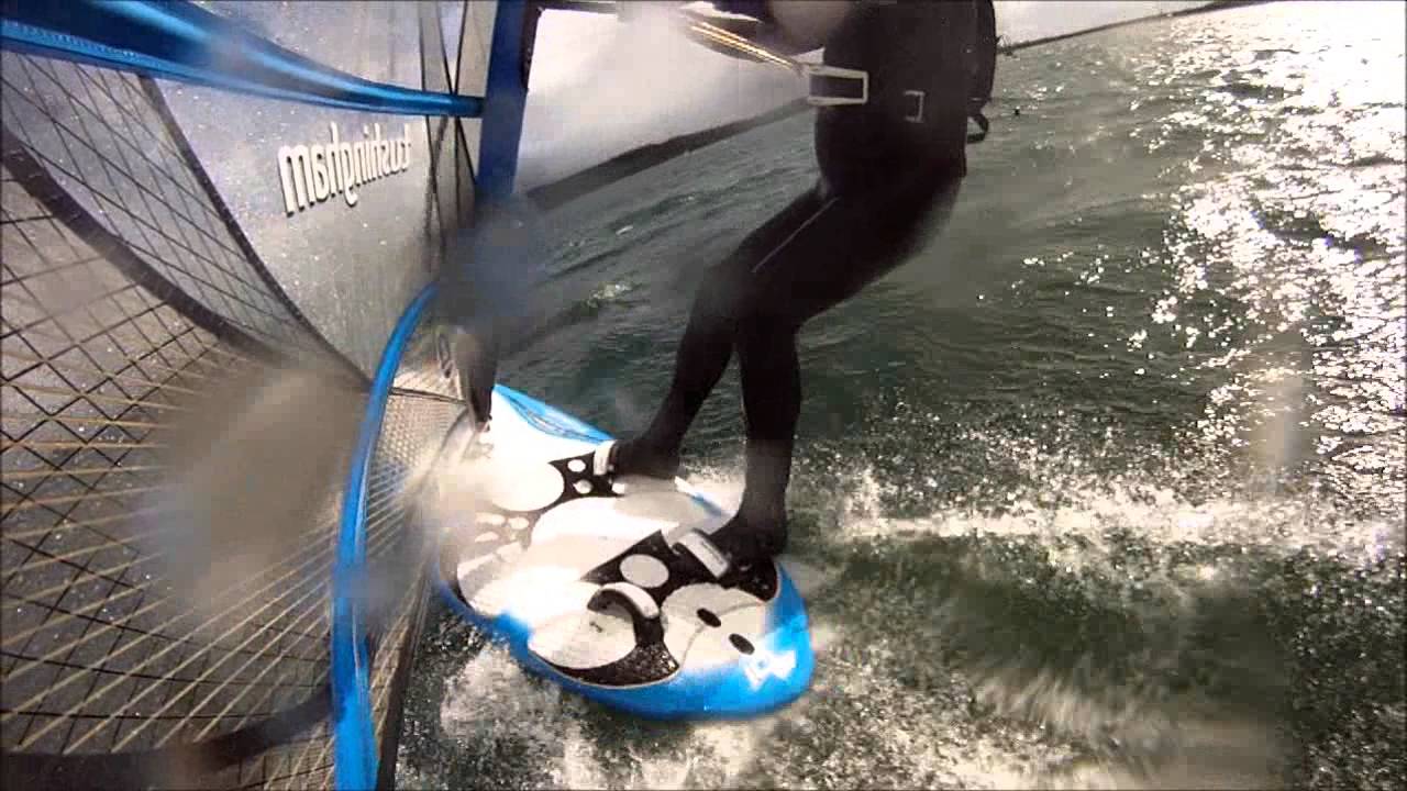 Windsurfing Carsington Water May 2014