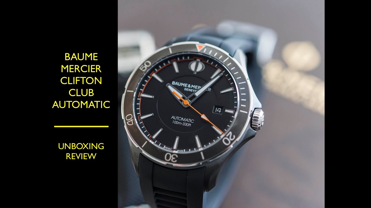 Baume & Mercier Clifton Club Automatic MOA10339 Watch | Review Valjoux Relogios