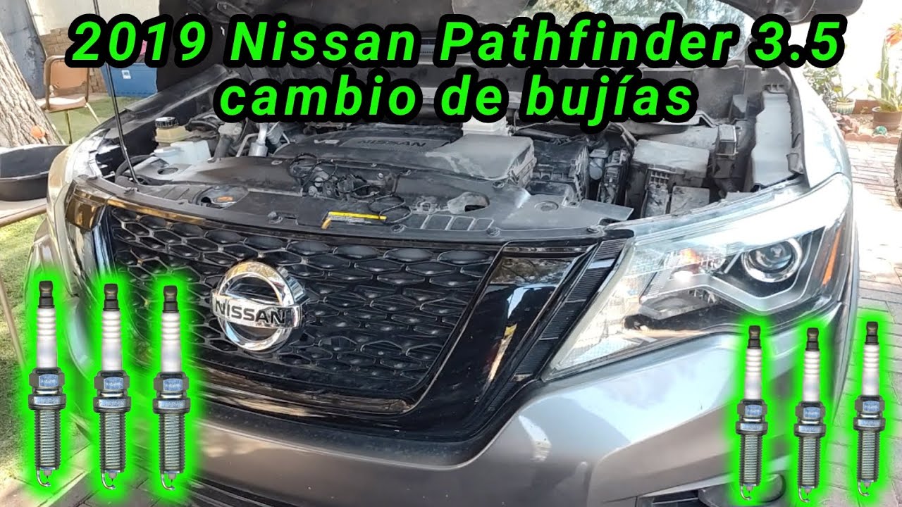 2019 Nissan Pathfinder 3.5 Cómo cambiar las bujías ( How to change spark plugs )