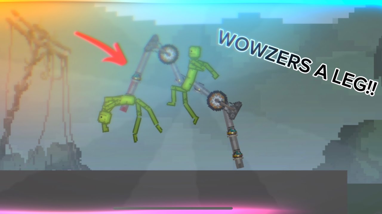 Tutorial ep 1. How to make a !SPIDER LEG! in melon playground!!