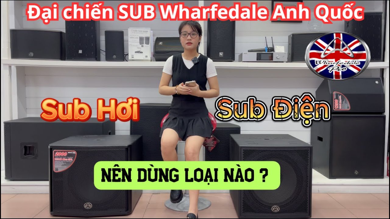 Nên lựa chọn Loa SUB điện hay SUB hơi l  Wharfedale Delta 18BA  - Wharfedale Impact 18B