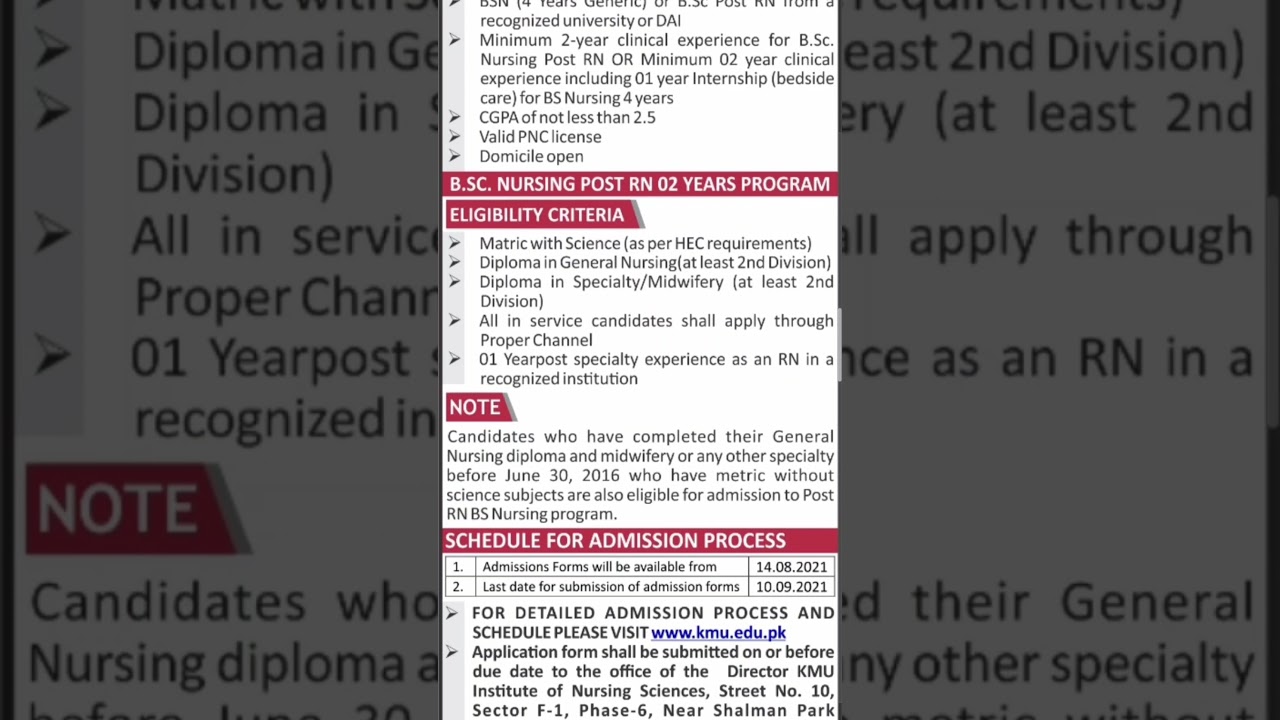 KMU CAT-2021/admission and Test complete process.