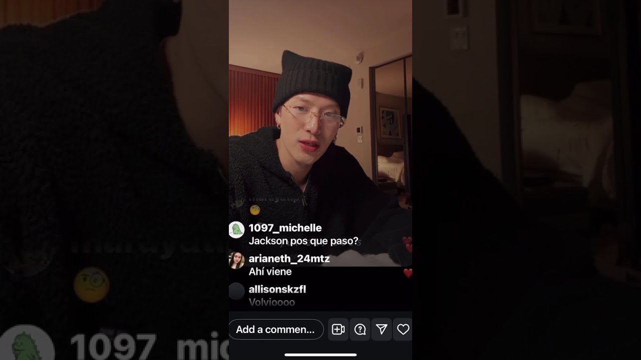 Jackson Wang - Insta Live | July 23rd 2025; Post Alarm, Locks Himself Out Of His Room *Read Below*