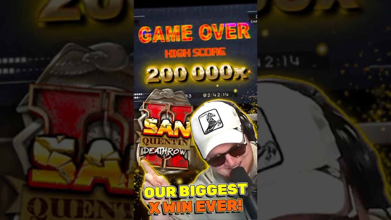 💰 INSANE MAX WIN! 200,000x on San Quentin 2 - Our Biggest X-Win EVER! 🚨🔥| (Nolimit City)