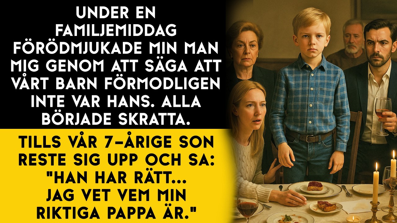 Min man förödmjukade mig vid middagen – och då avslöjade vår 7-årige son hela sanningen om honom
