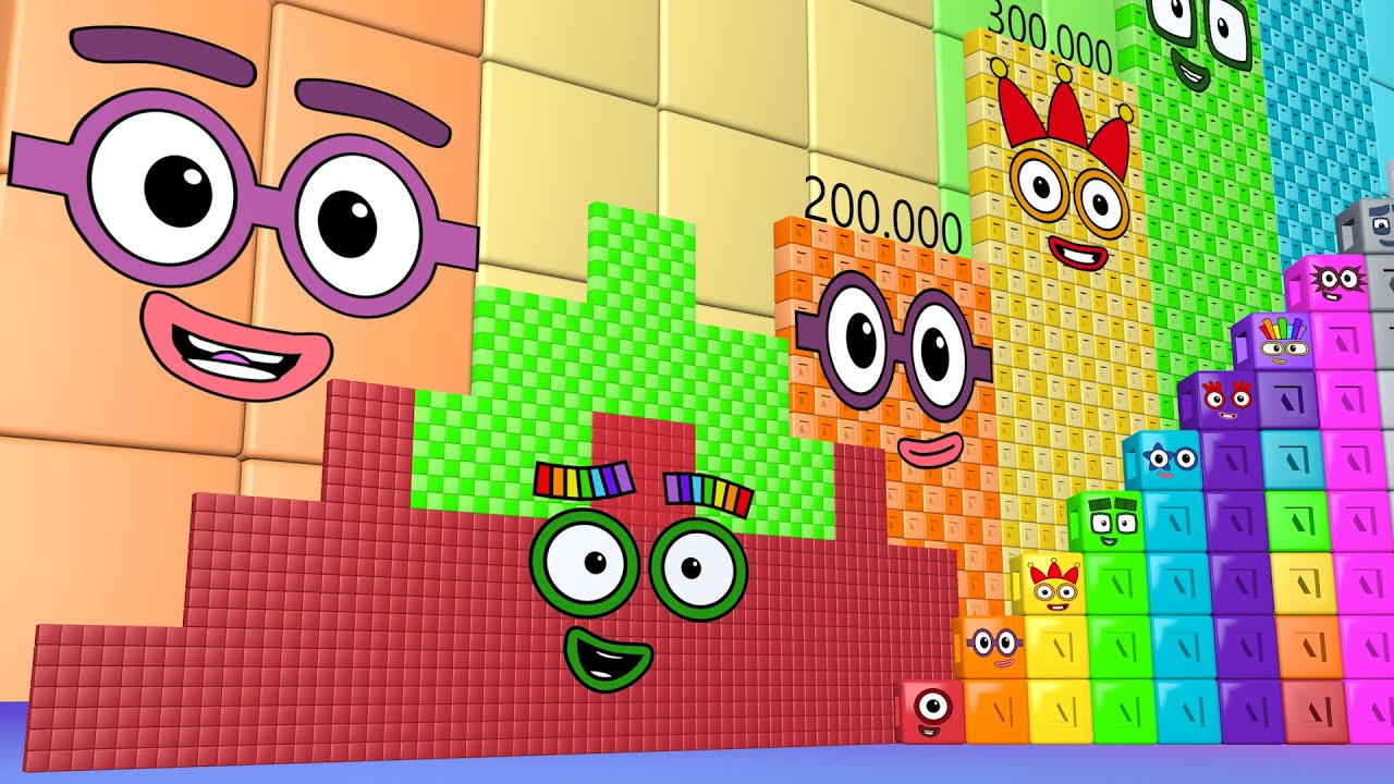 Numberblocks Puzzle Step Squad 1,400 500,000 140,000,000 BILLION BIGGEST Numberblocks Number Pattern