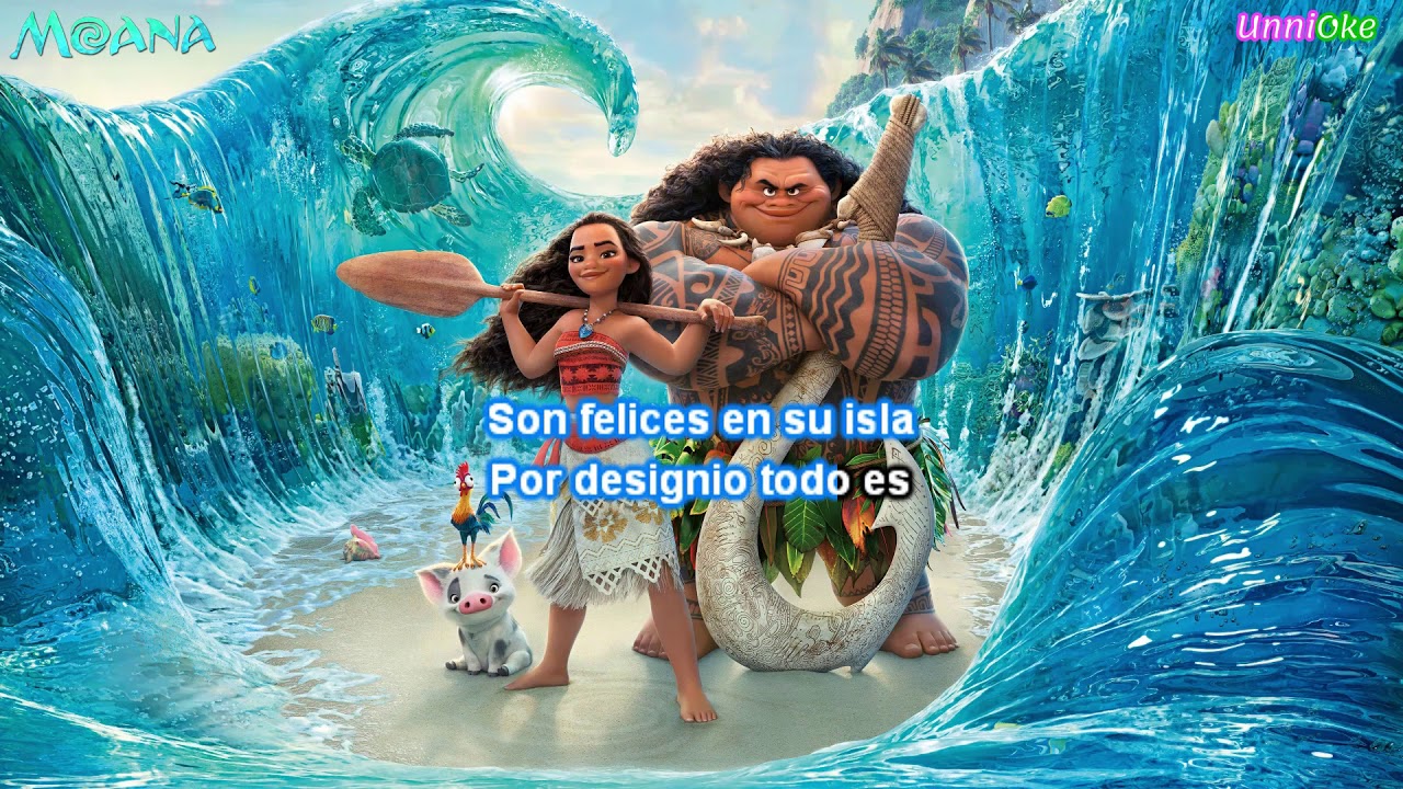 Moana - Cuán lejos voy (Karaoke)