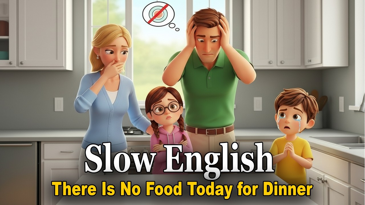 There Is No Food Today for Dinner | Easy English Listening Story (A1 Level)
