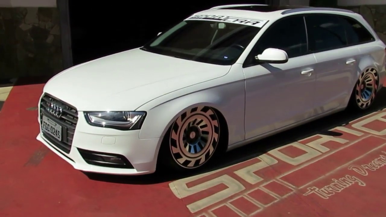 AUDI A4 AVANT + RODAS RADI8 R8T12 ARO 20 + PNEUS DELINTE + AIR SURFACE - CARRO SHOW SPORT CAR