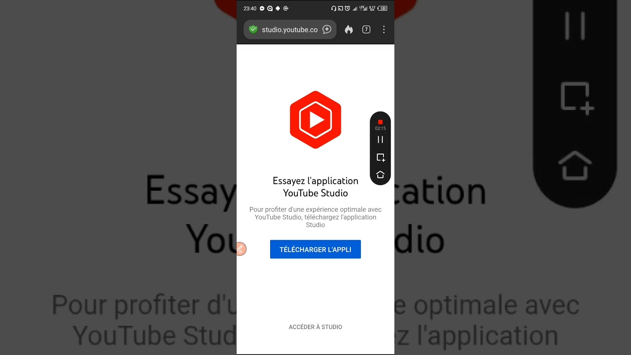La création d'une chaîne Youtube 
