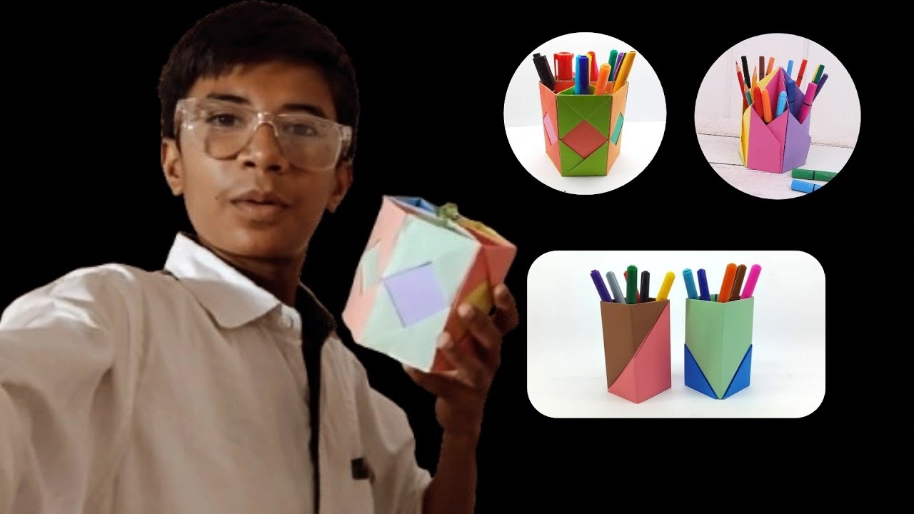 How to make pen and pencil with paper 👈
