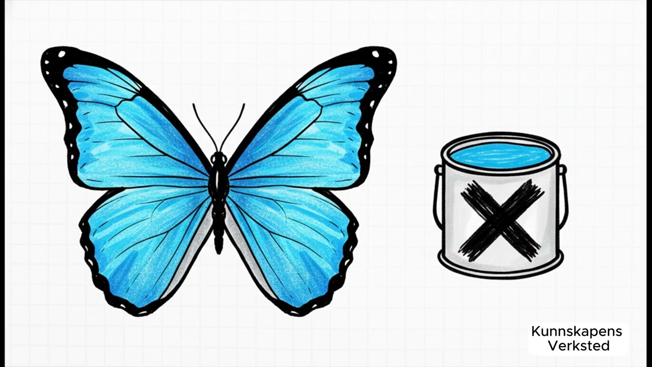 Dag 7 - Hvorfor er blått så sjeldent i naturen? || Why is Blue So Rare In Nature?