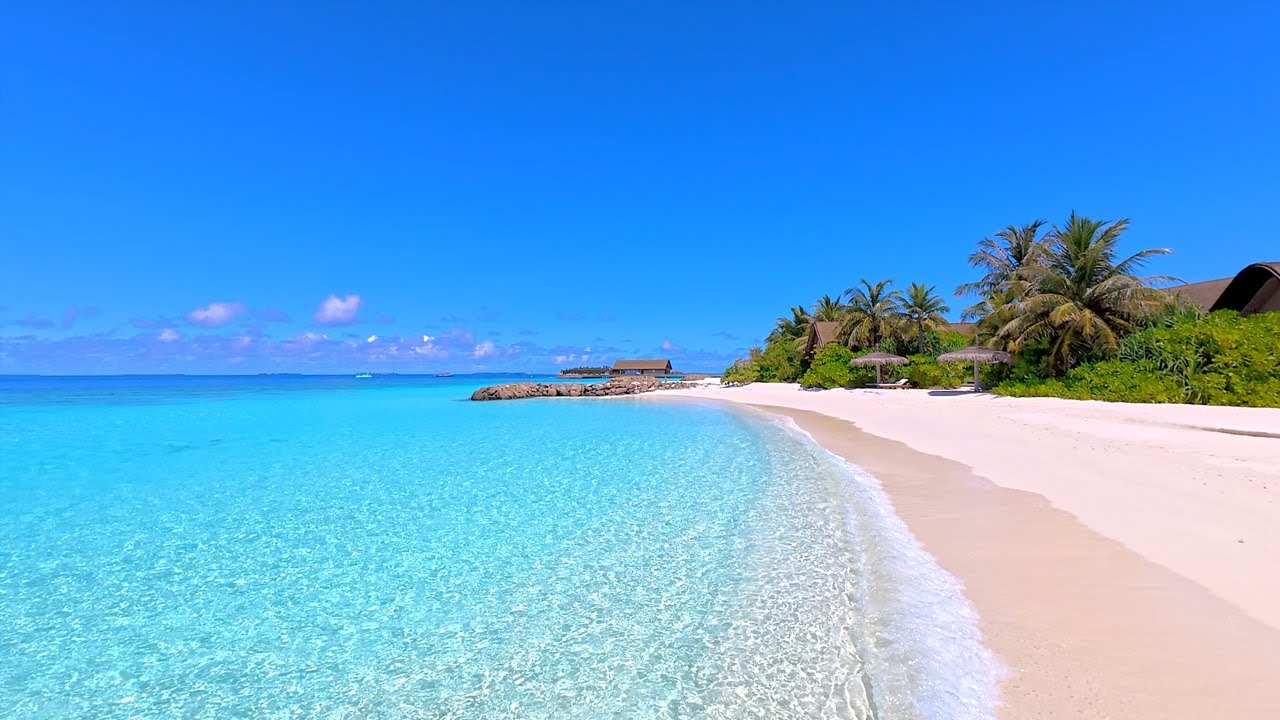 🏝 Beach View: 12 Hours of Maldives Ambience & Soft Ocean Sounds