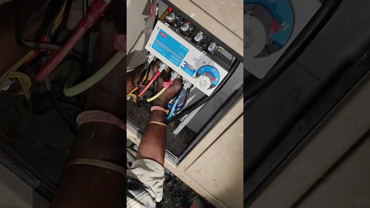 Main line connection on petrol pump 