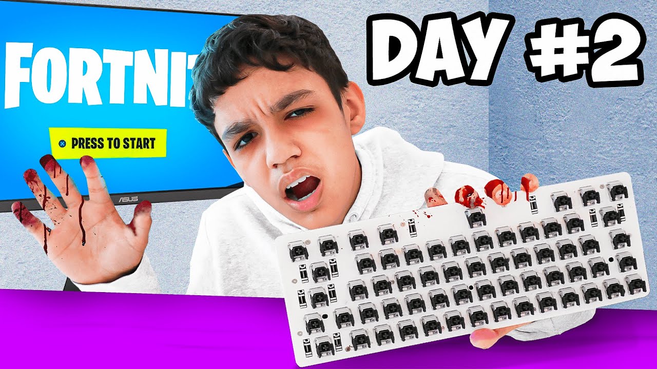 I Played ARENA For 50 HOURS But With NO Keycaps!