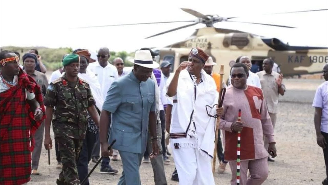 See President Ruto's Heroic Reception at Marsabit Cultural Festival, Loiyangalani.