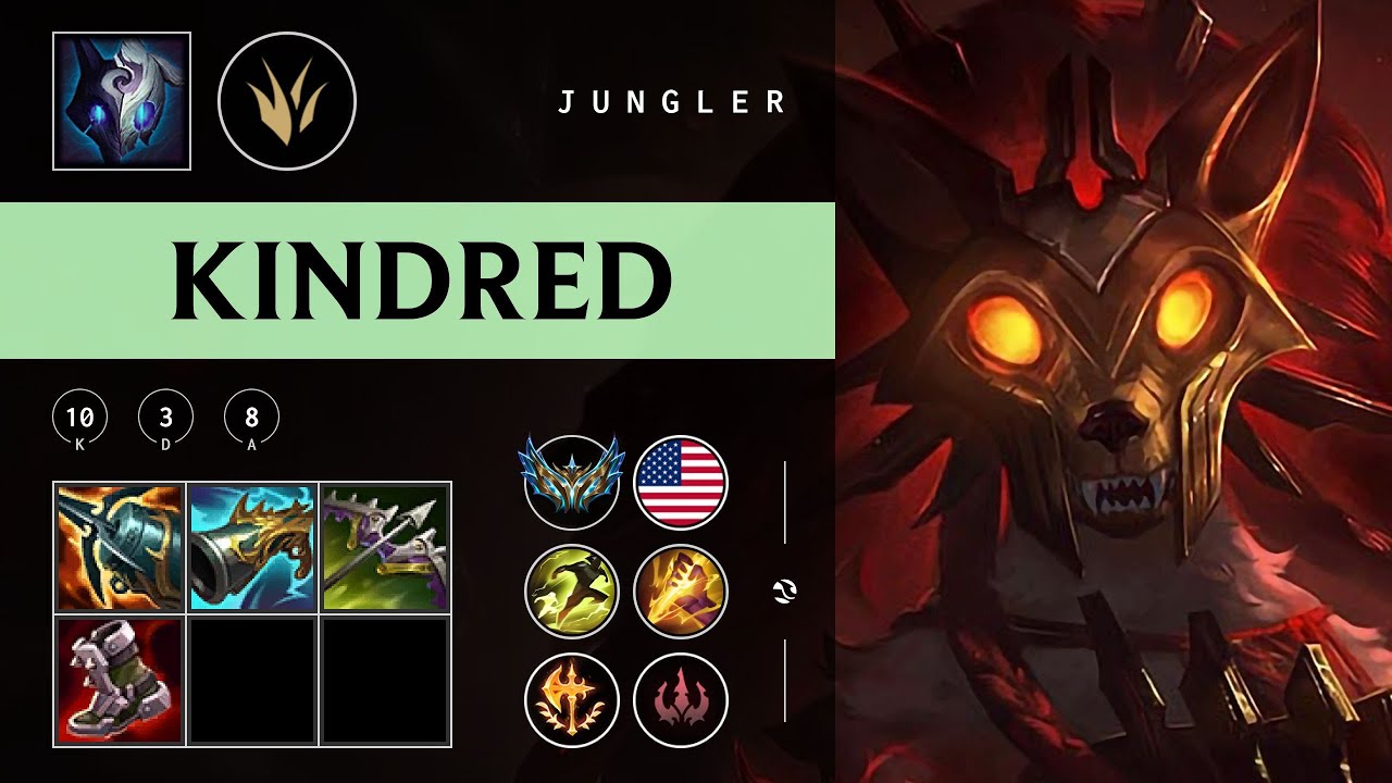Kindred Jungle vs Jarvan IV - NA Challenger Patch 25.24