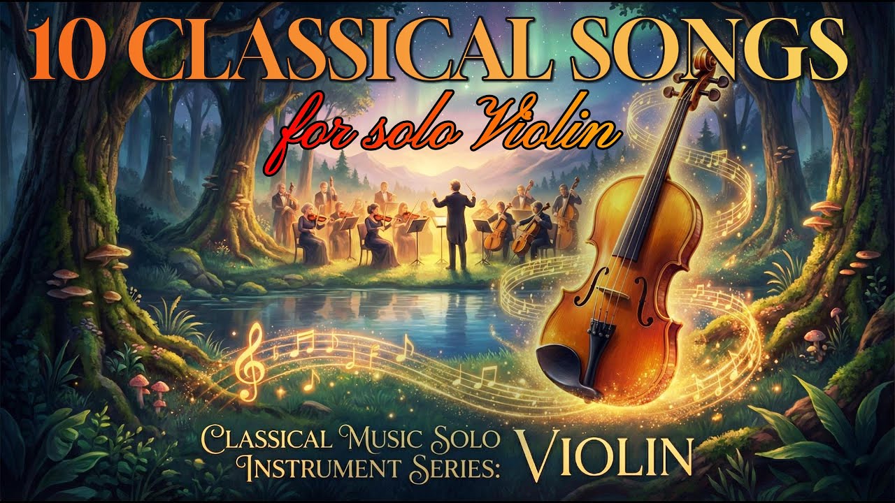 Classical Solo Instruments Series: VIOLIN | Relaxing Music for Sleep & Study