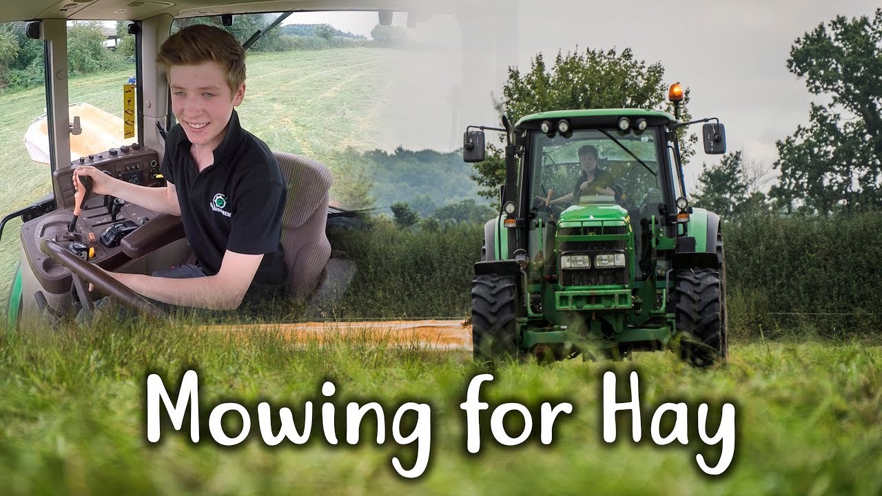 Mowing for hay 4k - Tweenhills