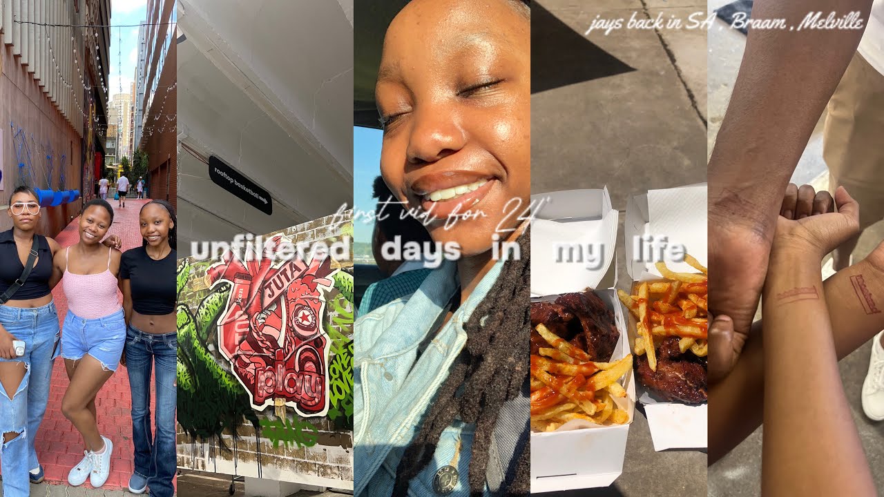Unfiltered days in my life EP :1 [ first vid for 24’ , Jays back in SA ] South African YouTuber