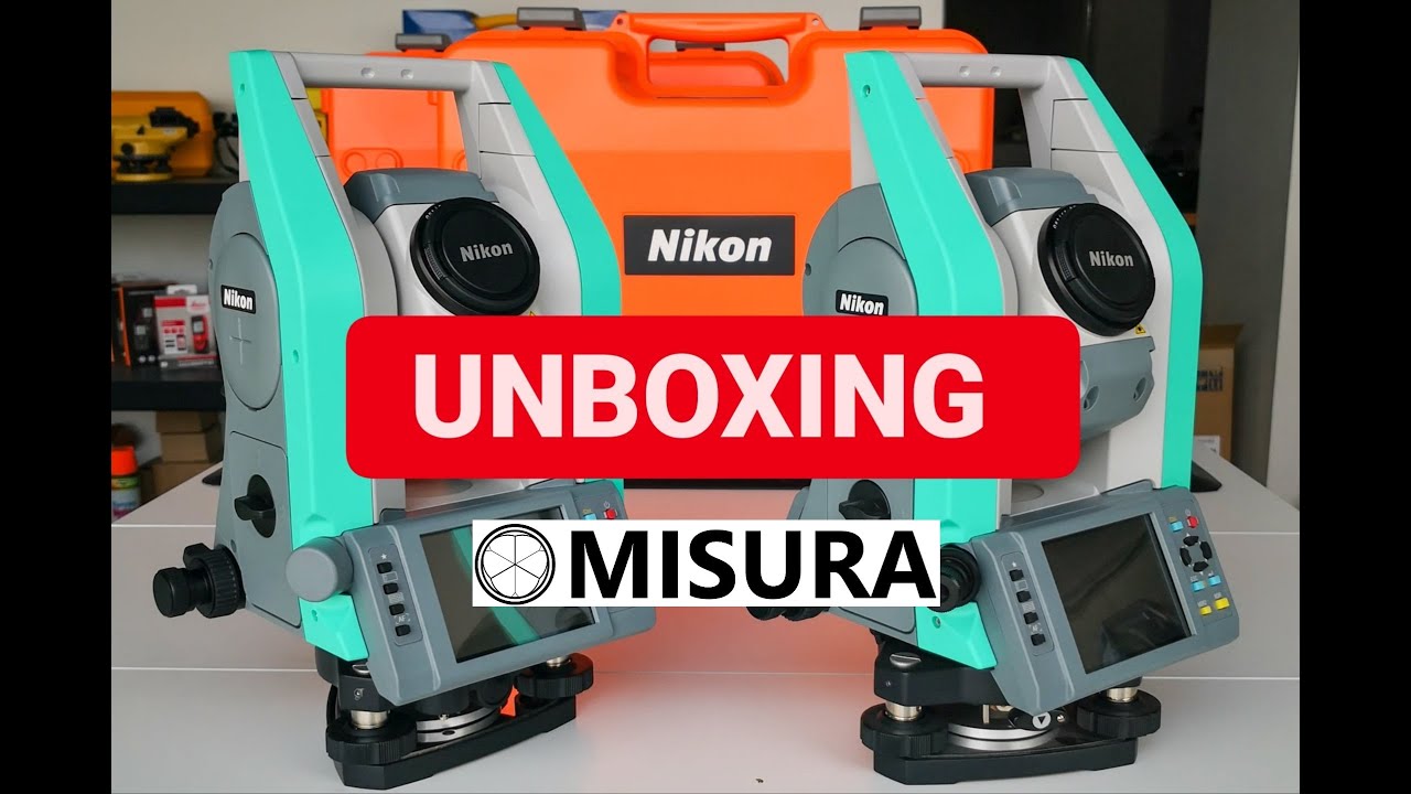[UNBOXING 2025]💚 Estación Total Nikon XF compatible con🛰️ Trimble L2P
