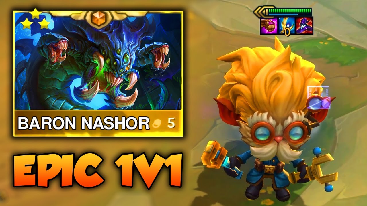 HEIMERDINGER 3 STAR ⭐⭐⭐ VS BARON NASHOR | TFT Set 9