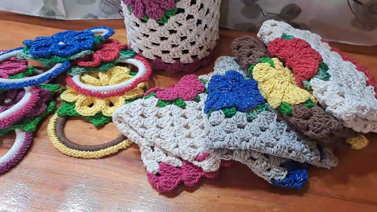 Vlog de  Crochê Econômico: Peças Rápidas, Fáceis e Coloridas#satisfying #croche 