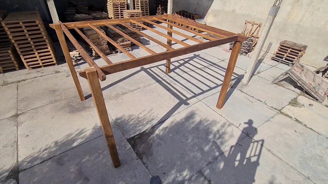 PERGOLA en bois 4m x 3m en KIT Installation facile Personnalisation sans limite By WOOD FACE ❤