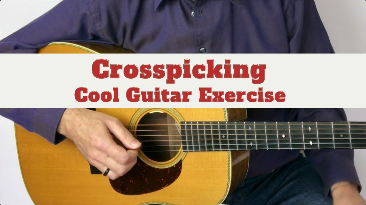 When you're tired of practicing CROSSPICKING using open strings