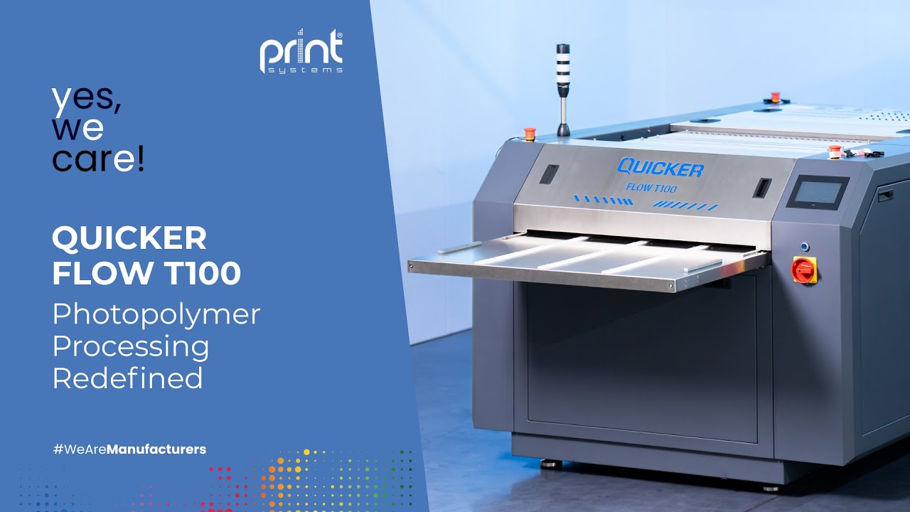 QUICKER FLOW T100 | Photopolymer Processing Redefined