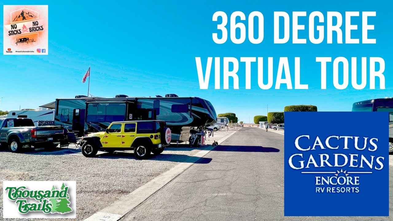 Виртуальный тур по автодому 360° — Cactus Gardens Encore Park, Юма, Аризона — постоянное проживан...