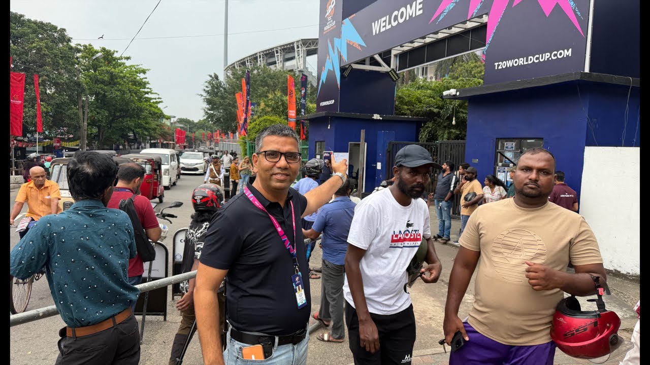 Team india. coming for practice now! But Rain too is coming!