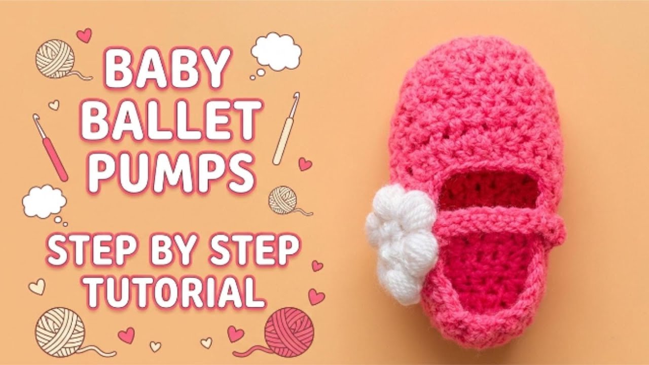 Crochet Baby Shoes Tutorial for Beginners | Easy Newborn Boots Pattern