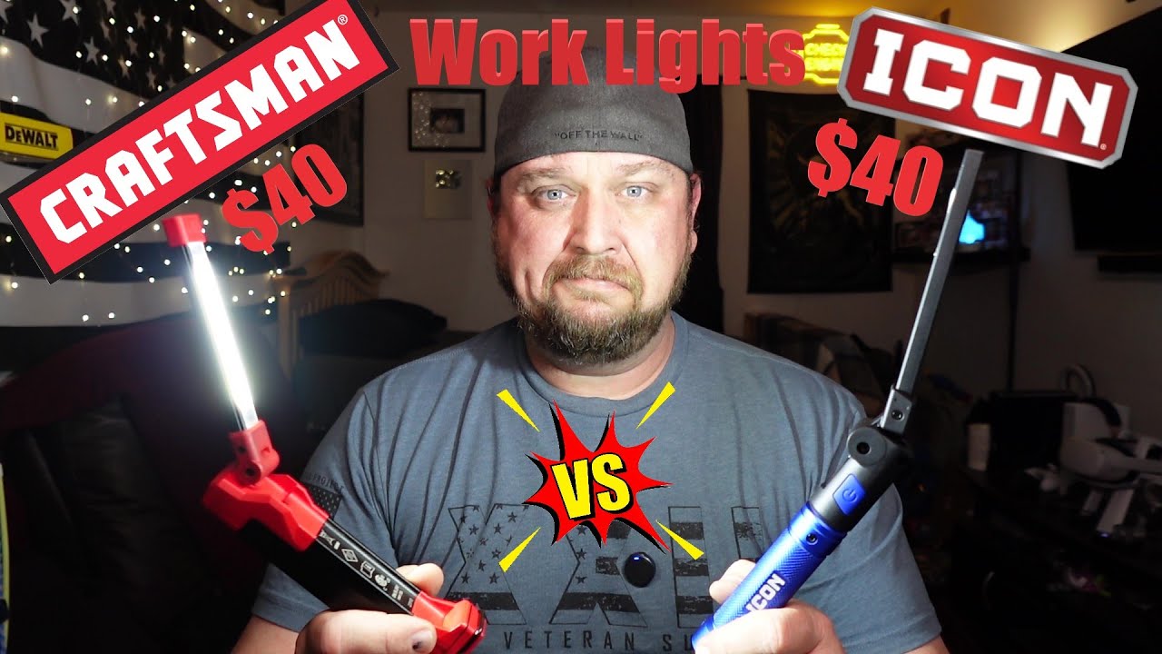 Icon Vs Craftsman Mini Work Lights