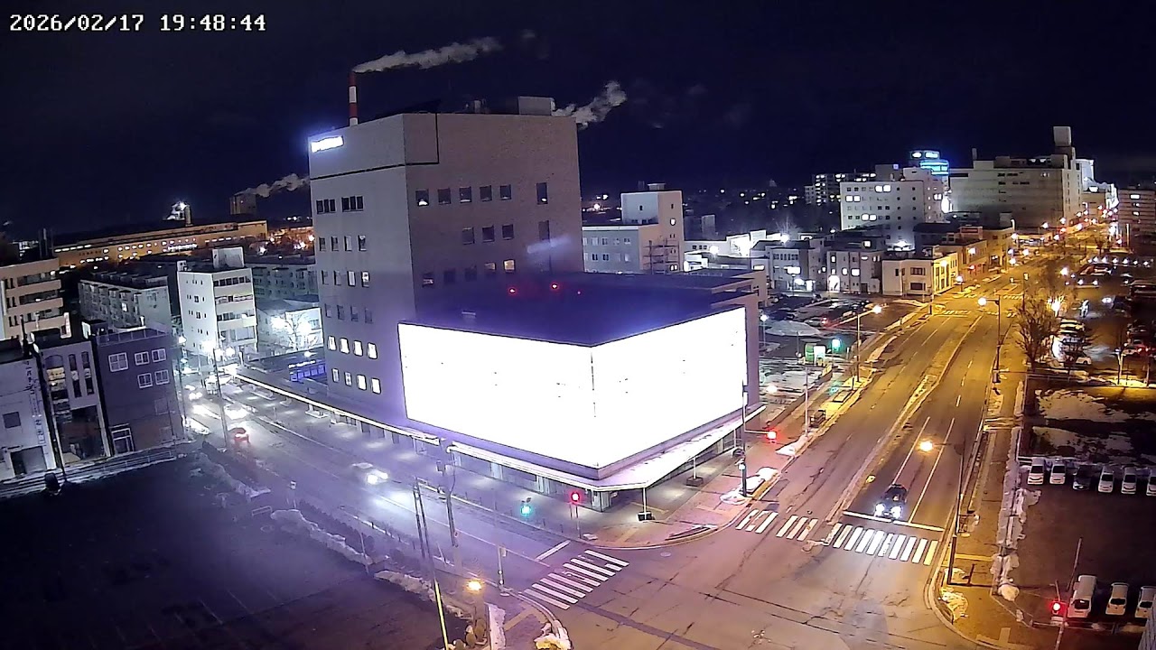北海道苫小牧市表町交通状況ライブカメラHokkaido Tomakomai Omotemachi Live Camera.world.cam