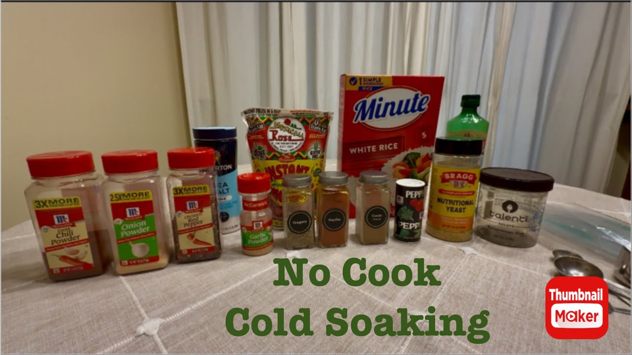 Stoveless Backpacking Meals